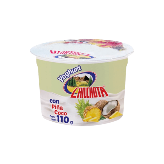 Imagen de Yoghurt sabor piña-coco Chilchota en vaso 110g