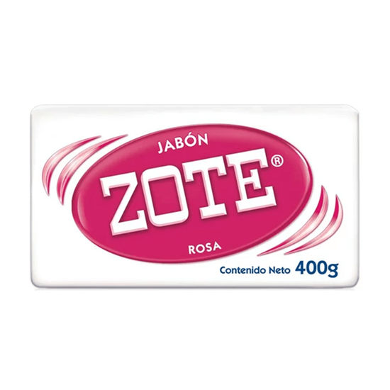 Imagen de Jabón Zote en barra rosa 400g