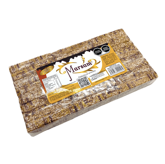 Imagen de Barra mini de alegría de amaranto de chocolate con chocokrispis Marsam 24 pzas de 19.17g c/u (460.08g)