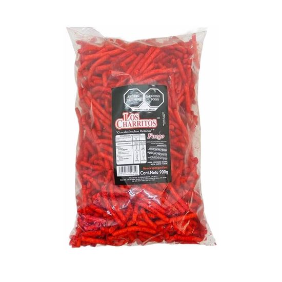 Imagen de Churros de harina de maíz sabor Los Charritos Fuego 900g