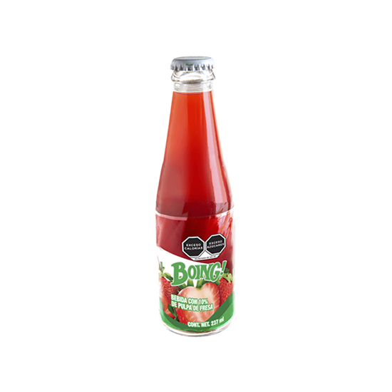 Imagen de Bebida Boing fresa envase de vidrio 237ml