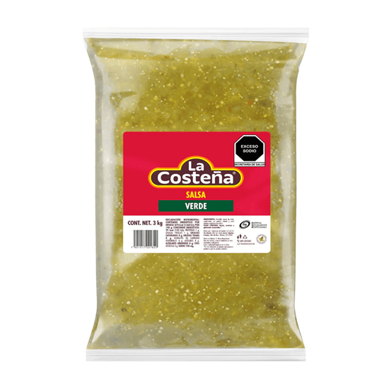 Imagen de Salsa verde La Costeña presentación institucional 3kg
