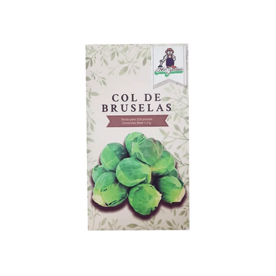 Imagen de Semilla para hortaliza de col de bruselas Mr. Garden 1g (rinde para 250 plantas)