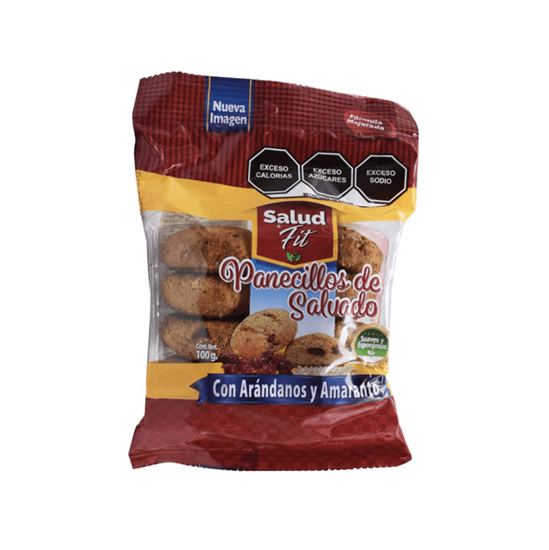 Imagen de Panecillos de salvado con arándanos y amaranto Salud Fit 100g