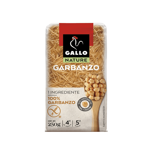 Imagen de Pasta fideo hecha 100% de garbanzo Gallo Nature 250g
