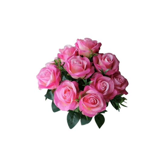 Imagen de Flor de rosa comestible en domo