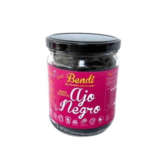 Imagen de Dientes de ajo negro pelados Bendi 300g