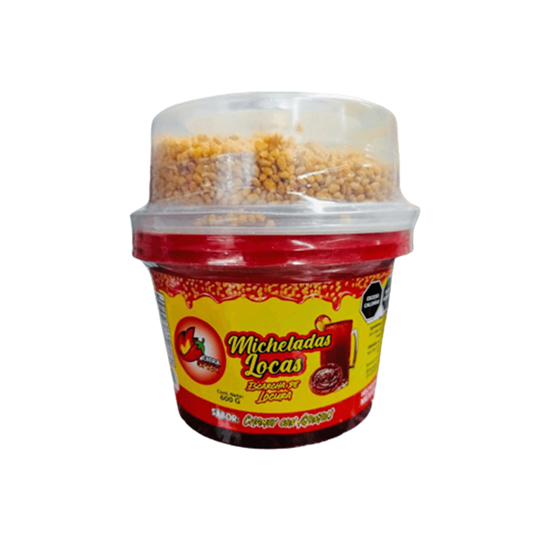 Imagen de Escarchado picante para micheladas sabor chamoy con ajonjolí Micheladas Locas 600g
