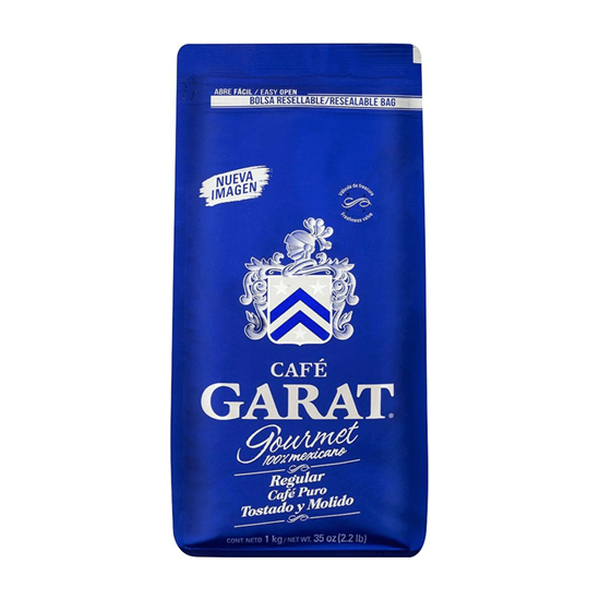 Imagen de Café gourmet regular tostado y molido Garat 1kg