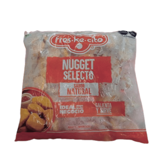 Imagen de Nuggets de pollo empanizados sabor natural Freskecito 2.5kg