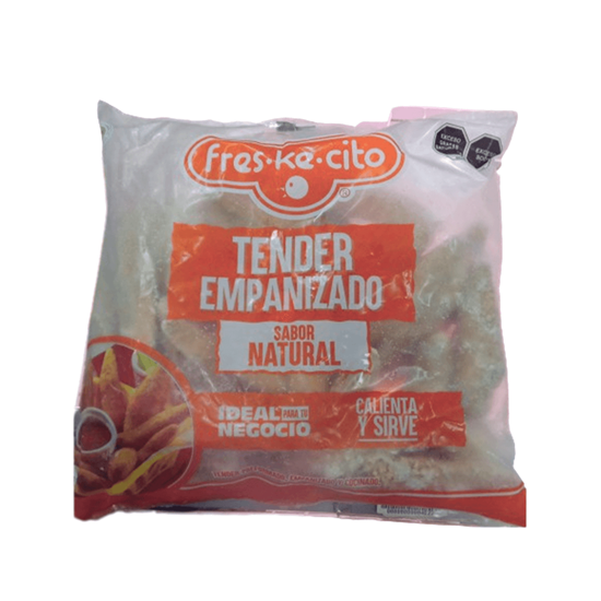 Imagen de Tenders de pollo empanizado y cocinado sabor natural Freskecito 2.5kg
