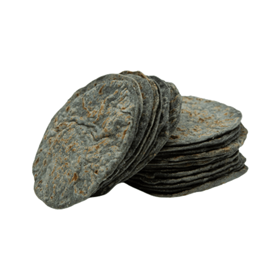 Imagen de Tortilla de maíz azul hecha a mano 12 pzas
