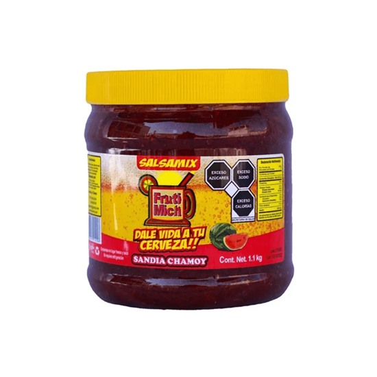 Imagen de Escarchado para micheladas salsa picante sabor sandía chamoy Salsa Mix Fruti Mich 1.1kg