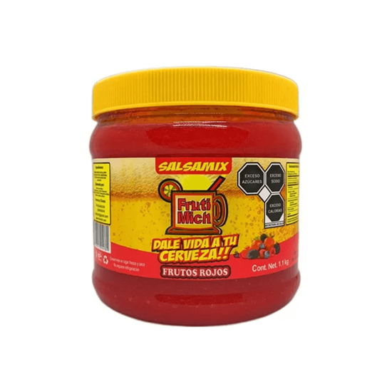 Imagen de Escarchado para micheladas salsa dulce sabor frutos rojos Salsa Mix Fruti Mich 1.1kg