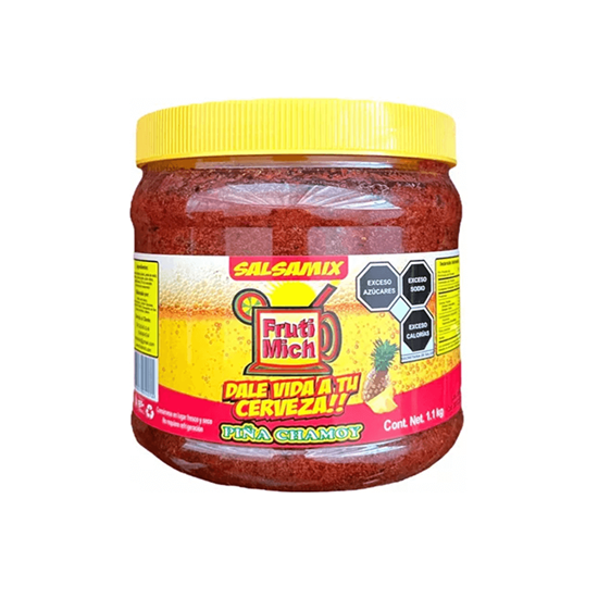 Imagen de Escarchado para micheladas salsa picante sabor piña chamoy Salsa Mix Fruti Mich 1.1kg