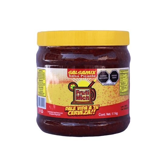 Imagen de Escarchado para micheladas salsa picante sabor original Salsa Mix Fruti Mich 1.1kg