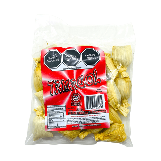 Imagen de Tamalitos de tamarindo 100% natural Lusi Tamagol 20 pzas (300g)
