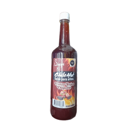 Imagen de Salsa para alitas sabor Frutos Rojos-Chipotle Sirope Chile Hot 1L