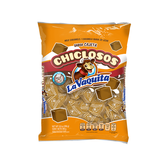 Imagen de Caramelo suave de leche sabor cajeta Chiclosos La Vaquita 400g