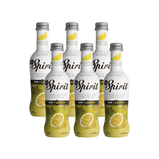 Imagen de Bebida alcohólica preparada sabor limón MG Spirit Gin Lemon 6 pzas de 275ml c/u