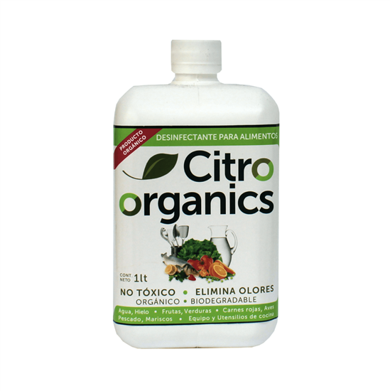 Imagen de Desinfectante orgánico biodegradable para alimentos Citro Organics 1L