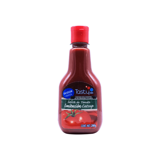 Imagen de Salsa de tomate imitación catsup sin azúcar añadida Tasty DBS 280g