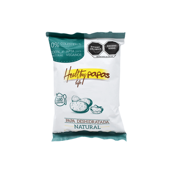 Imagen de Papa deshidratada vegana sabor natural Healthy Papas Life 21g