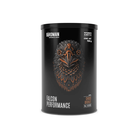 Imagen de Proteína vegetal en polvo sabor chocolate con creatina Birdman Falcon Performance Choco Bronze 722g