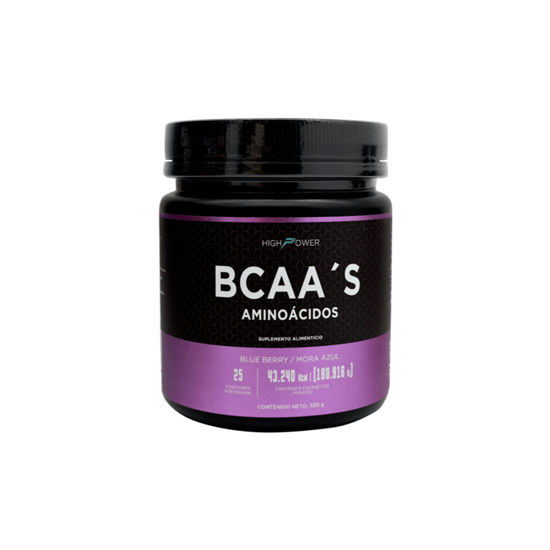 Imagen de BCAA´S en polvo sabor mora azul High Power 300g