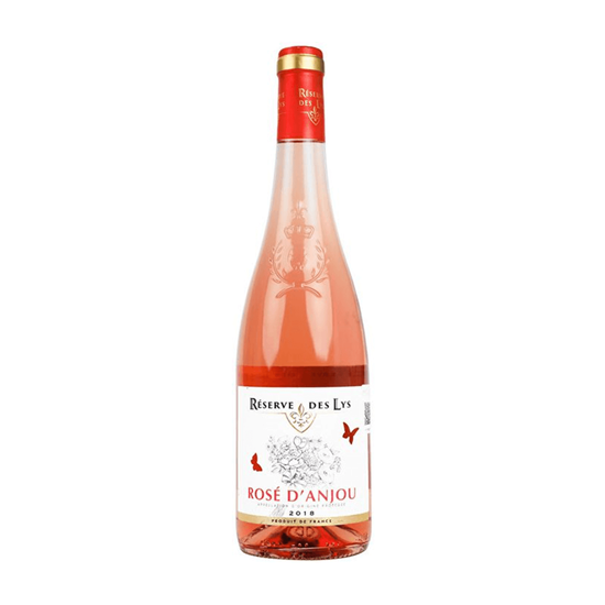 Imagen de Vino rosado francés Réserve Des Lys Rosé D'Anjou 750ml