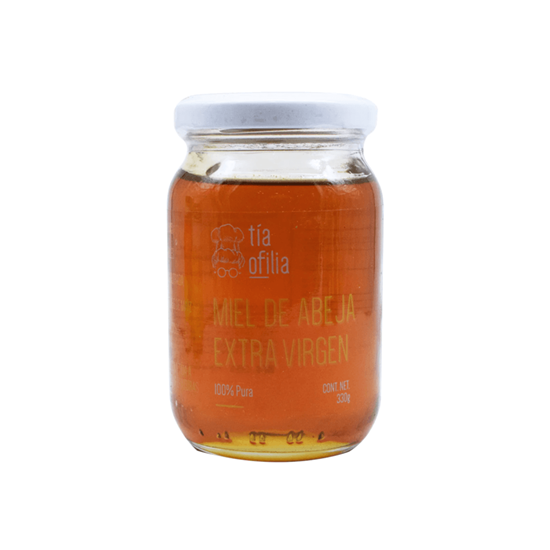 Imagen de Miel de abeja extra virgen 100% pura Tía Ofilia 330g