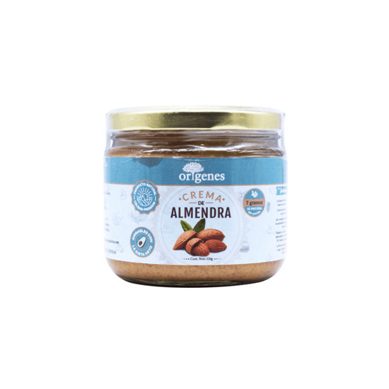 Imagen de Crema de almendra natural premium Ecoidea Orígenes 320g