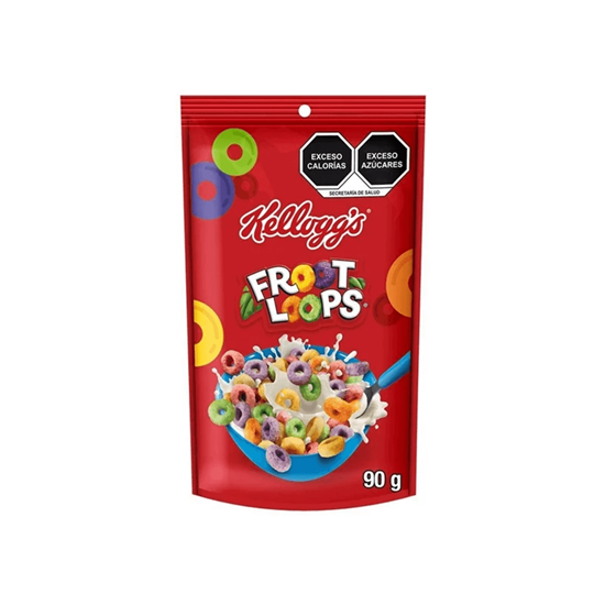 Imagen de Cereal sabores frutales Kellogg's Froot Loops 90g