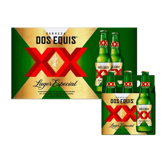 Imagen de Cerveza Dos Equis XX Lager Especial botella de vidrio 24 pack de 355ml c/u