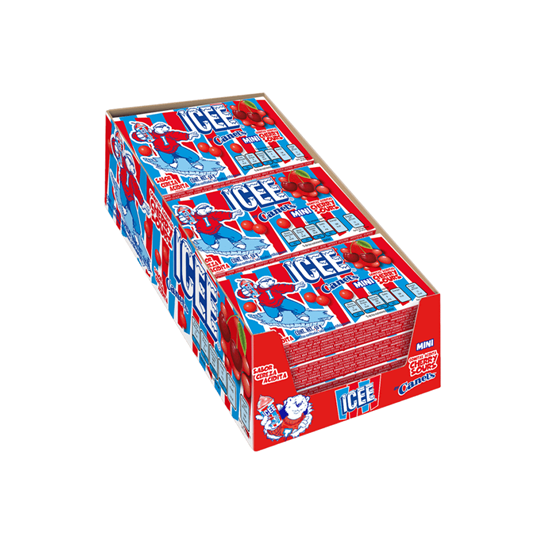 Imagen de Gomitas aciditas sabor cereza ICEE Mini Cherry Sours by Canel's 9 pzas de 50g c/u