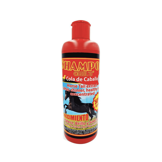 Imagen de Shampoo para crecimiento, brillo y sedosidad Chil's Cola de Caballo + keratina 950ml