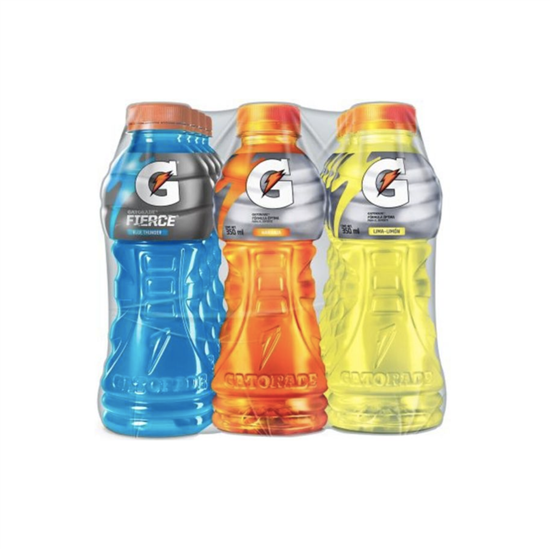 Imagen de Bebida para deportistas sabores surtidos Gatorade paquete con 12 pzas de 350ml c/u