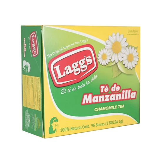 Imagen de Té de manzanilla Lagg's 96 sobres de 1g c/u (96g)