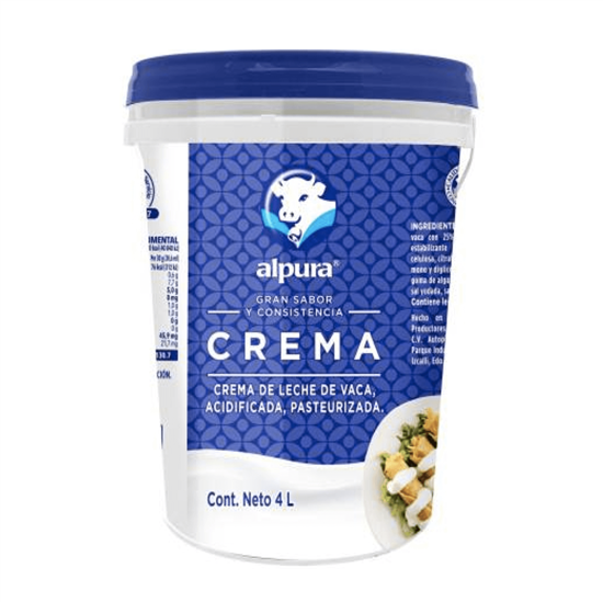 Imagen de Crema ácida Alpura cubeta 4L