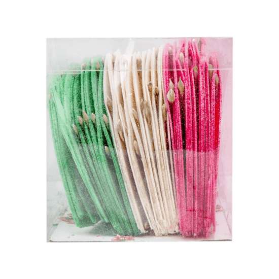 Imagen de Dulce tradicional mexicano pepitoria tricolor grande La Flor 30 pzas