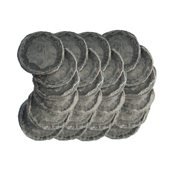 Imagen de Mini sope botanero artesanal de maíz azul 24 pzas