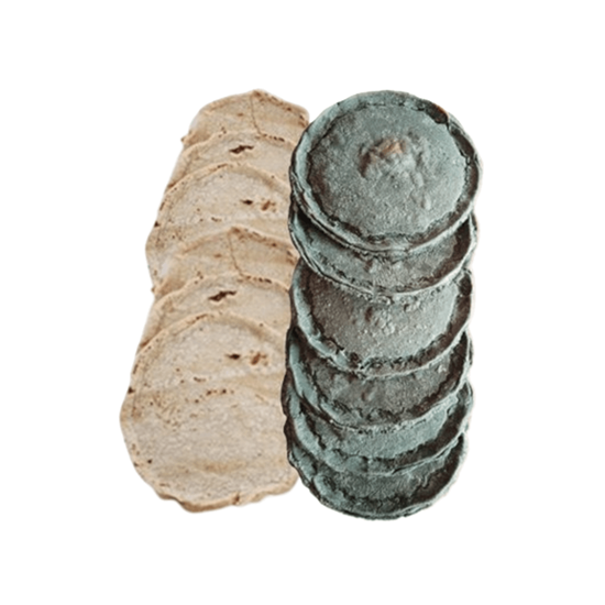 Imagen de Sopes artesanales surtidos (de maíz azul y blanco) 12 pzas