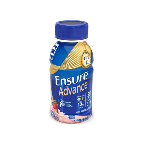 Imagen de Suplemento alimenticio sabor fresa Ensure Advance 237ml
