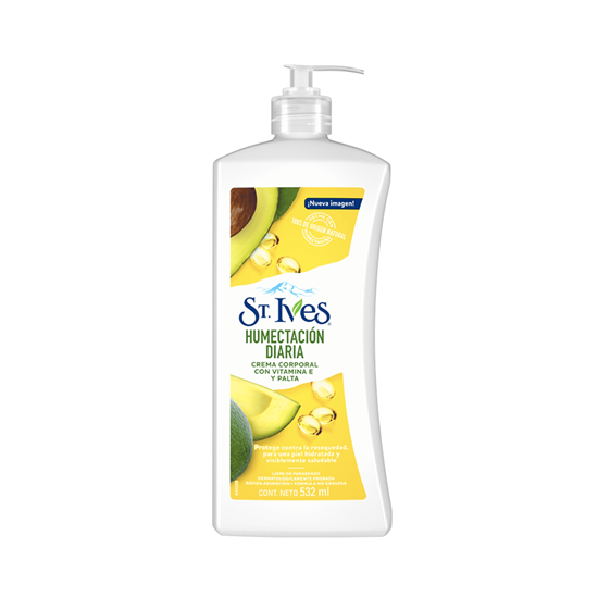 Imagen de Crema corporal con vitamina E y aguacate St. Ives Humectación Diaria 532ml