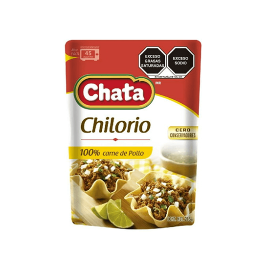 Imagen de Chilorio 100% carne de pollo Chata 215g