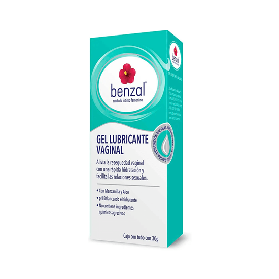 Imagen de Gel lubricante vaginal con manzanilla y aloe Benzal 30g