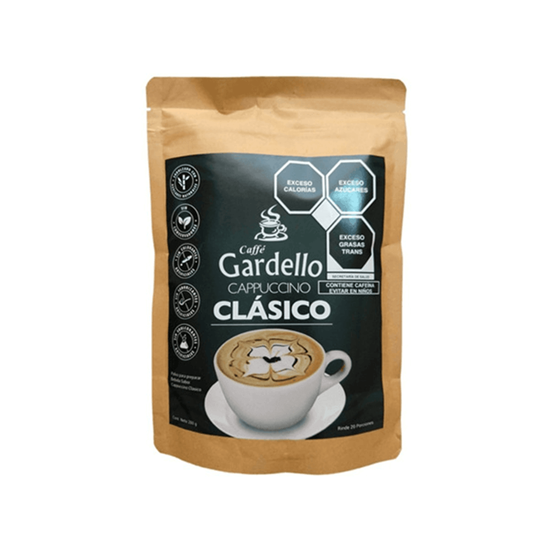 Imagen de Polvo para preparar café sabor cappuccino clásico Caffé Gardello 280g