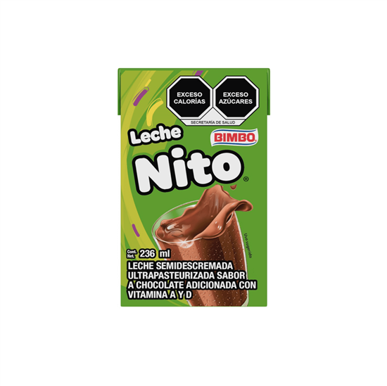 Imagen de Leche sabor chocolate Bimbo Nito 236ml