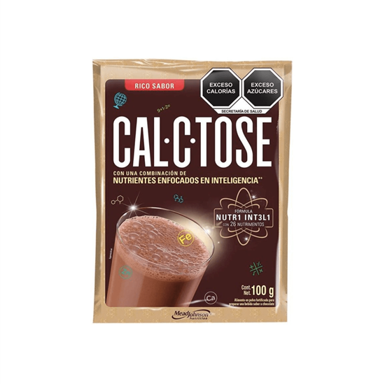 Imagen de Polvo para preparar bebida sabor chocolate Cal-C-Tose 100g