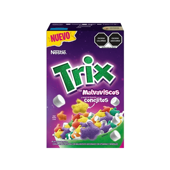 Imagen de Cereal en forma de conejitos con malvaviscos Nestlé Trix 230g